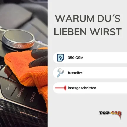 top fetzen – allround mikrofasertuch 350 gsm (10stk)