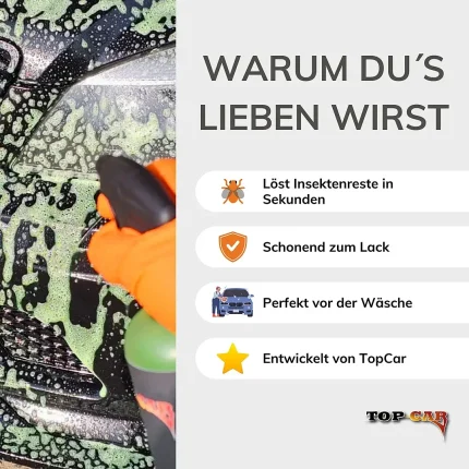 top insekt – insektenentferner für lack, glas & frontbereich 500 ml